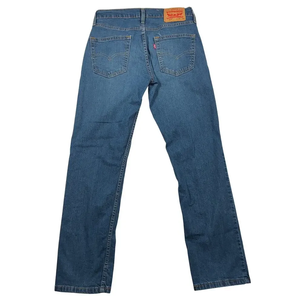 Levi's 514 Jeans 29 x 30 Straight Fit Leg Medium Wash Denim Casual